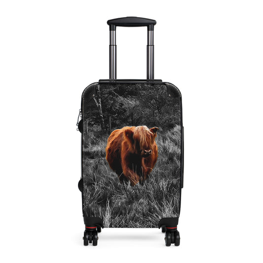 The Future Photography-Driven, Lightweight Suitcases, Custom Durable Travel Designer Suitcase, Charlie, the Coo of the Highlands/Ultra-Light Effortless Travel