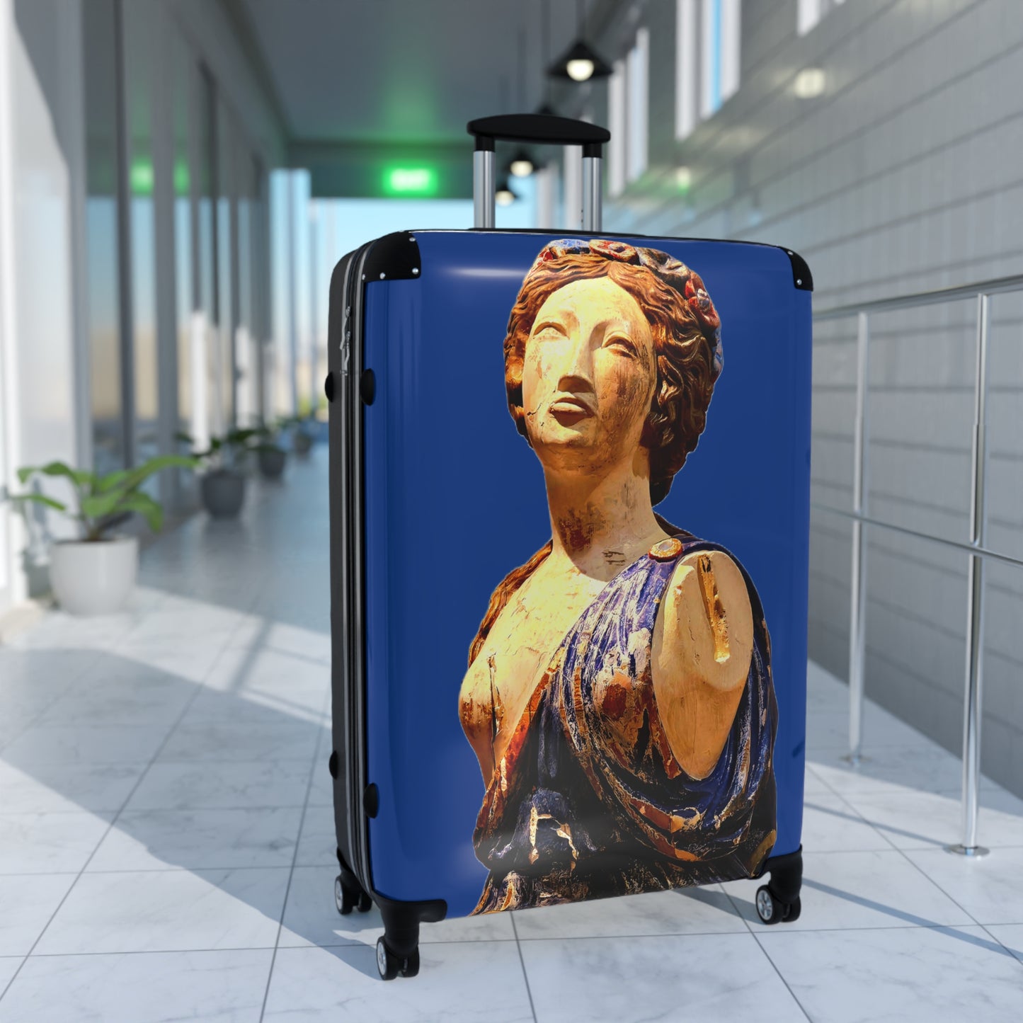 The Future Photography-Driven, Lightweight Suitcases, Custom Durable Travel Designer Suitcase of a 16th Century spirit of the Sea