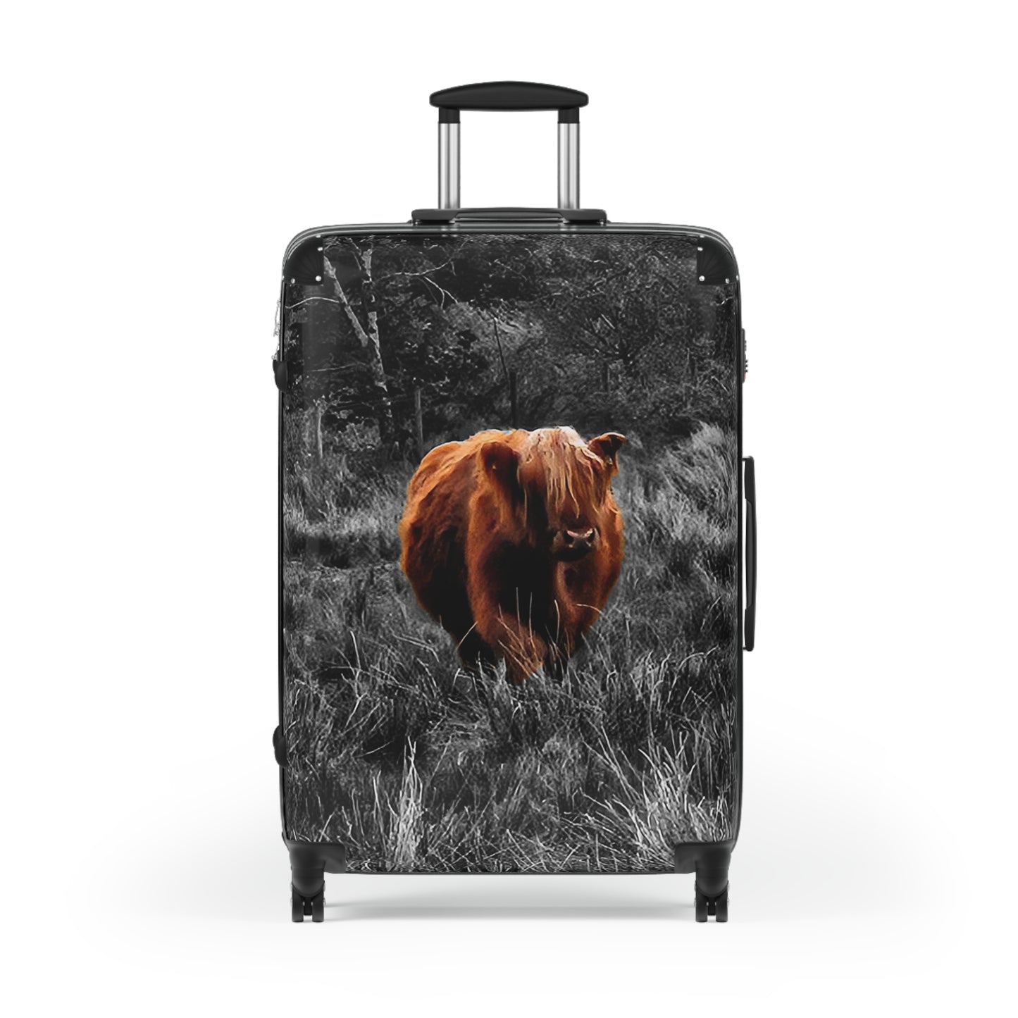 The Future Photography-Driven, Lightweight Suitcases, Custom Durable Travel Designer Suitcase, Charlie, the Coo of the Highlands/Ultra-Light Effortless Travel